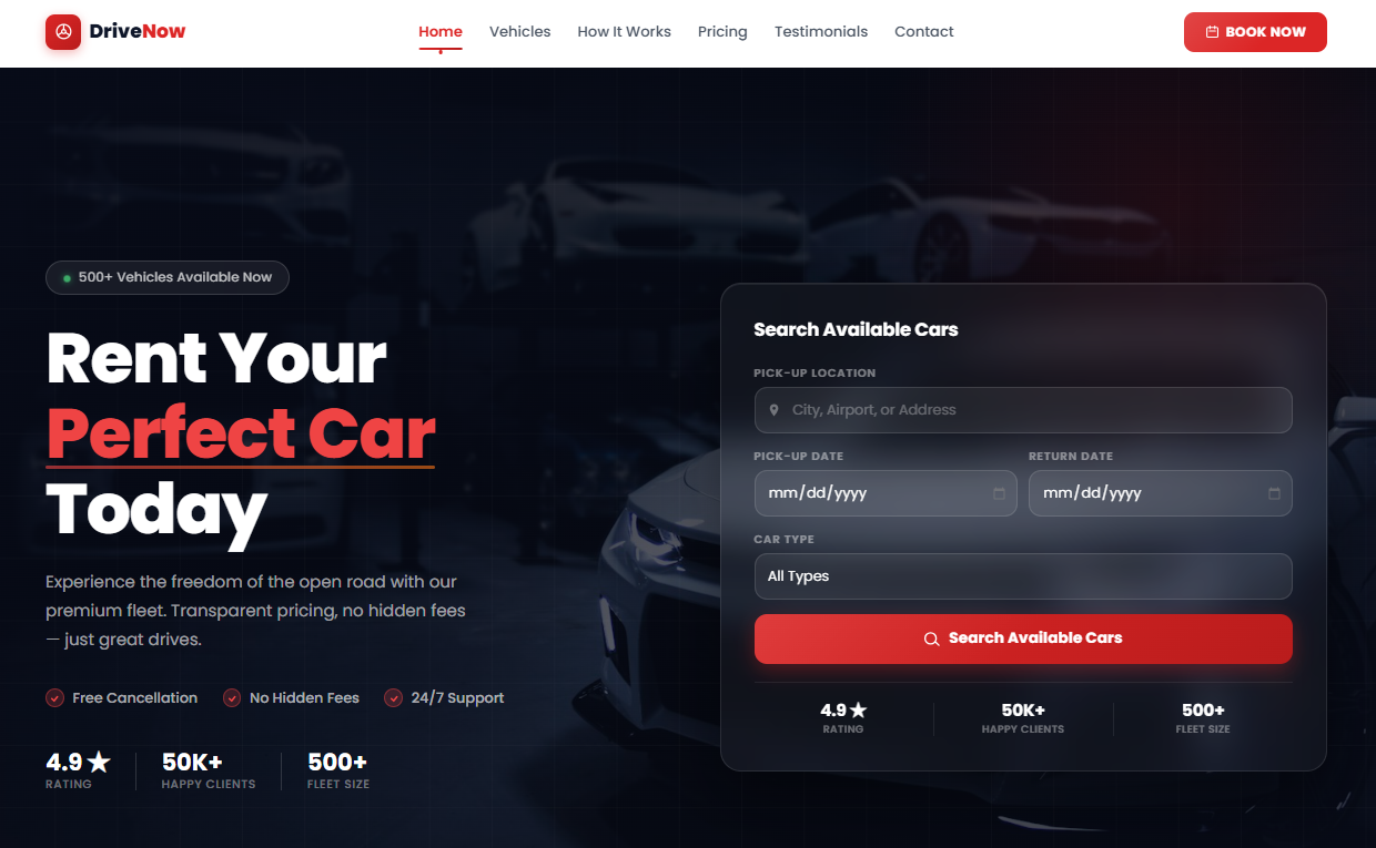 Drive Now Car Rental