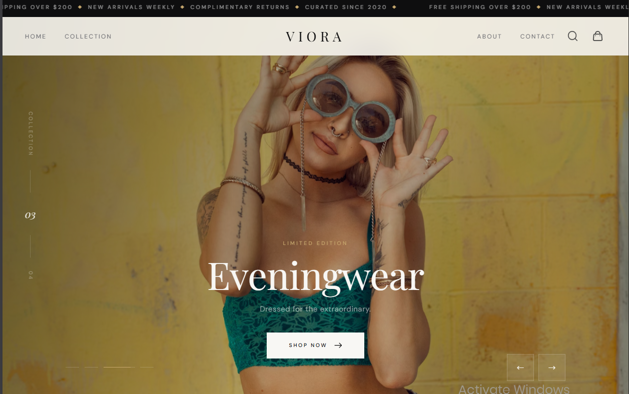 Viora – E-Commerce Store